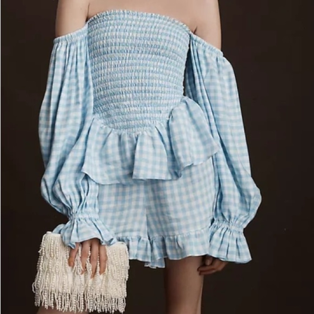 Sleeper Atlanta lounge set blue gingham